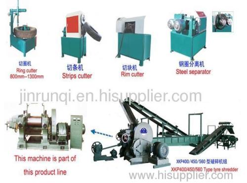 rubber powder production line machine