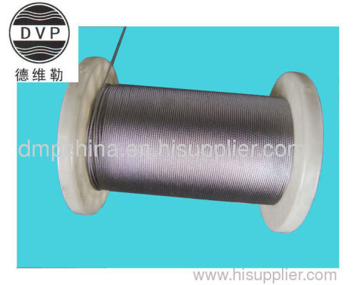 AISI 304/316 stainless steel wire rope