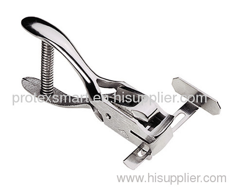 Hand Held Slot Punch with Adjustable Centering Guides 3943-1010