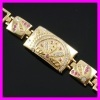 18K gold plated zircon bracelet FJ1530050