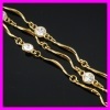 18K gold plated zircon bracelet 1530109