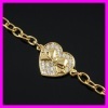 18K gold plated zircon bracelet 1530198