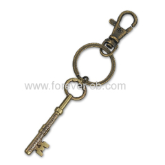 Fancy Metal Keychain, Various Finishes, Made of Zinc Alloy Material, Customized Designs Welcomed