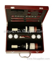 Golf Red Wine Gift Set