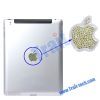 Back Housing Cover With Silver Side Zircon Logo For iPad 2(Wifi+3G/Yellow)