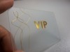 Golden Hot Stamping VIP Card