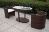 Outdoor rattan sofa set