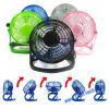 Brand New Design Plastic 360 degrees Rotation USB Mini Fan