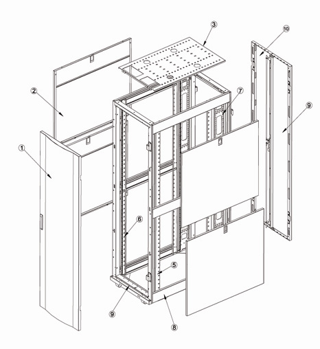 25U Standing Network Cabinet GLT-JA manufacturer from China Ningbo ...