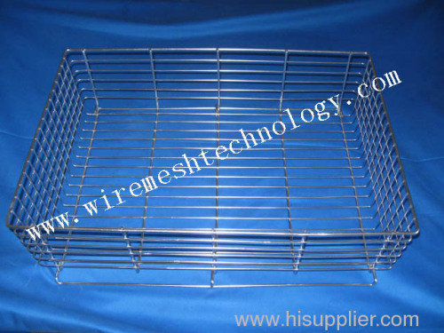 JHT Stainless steel wire mesh metal washing basket