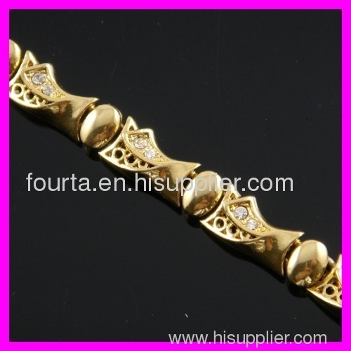 18K gold plated zircon bracelet 1530265