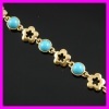18K gold plated turquoise bracelet 1530280