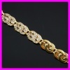 18K gold plated zircon bracelet 1530281
