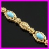 18K gold plated turquoise bracelet 1530382