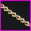 18K gold plated zircon bracelet 1530392