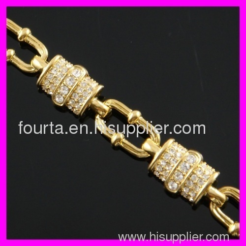 18K gold plated zircon bracelet 1530444
