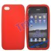 New ConciseSoft Silicone Case for iPhone 4S(Red)