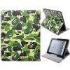 Camouflage Coat Pattern Smart Cover Leather Case for iPad 2