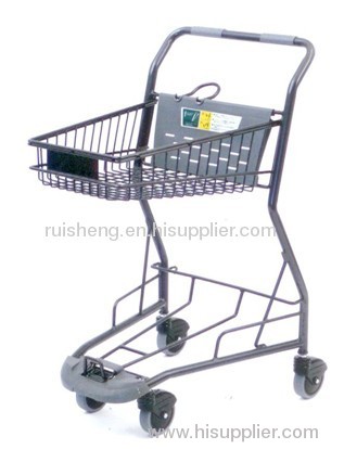 japanese type grocery store shopping cart