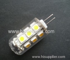 2.2W G4 18SMD led bulb with 360 degree with cover