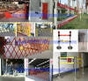Security mesh fences with barriers/ polyrope electric fence