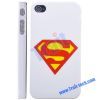 Superman Mark Hard Case for iPhone 4 (White)