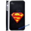 Superman Mark Hard Case for iPhone 4 (Black)