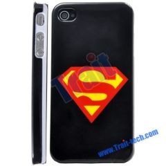 Superman Mark Hard Case for iPhone 4 (Black)