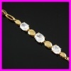 18K gold plated zircon bracelet 1530553