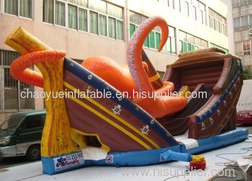 Inflatable Pirate Ship Slide