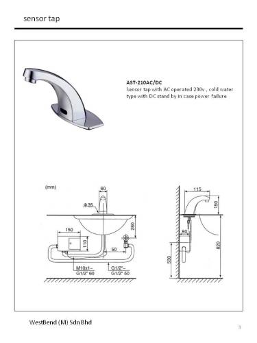 sensor tap