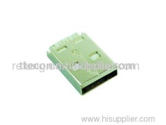 USB Type-A 4Pin Male Panel Mount DIP Connector