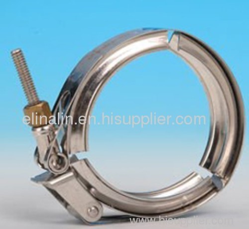 ss304 sanitary stainless steel clamp 2PC/3PC single&double pin