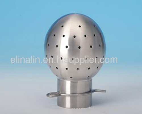 ss304 ss316l stainless steel sanitary fixed cleaning ball