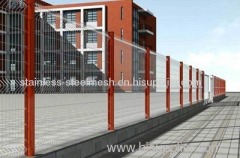 residential wire mesh fence