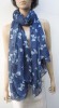 50% polyester 50% acrylic printed woven scarf