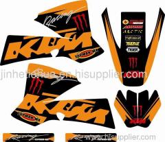 3M Adhesive dirt bike sticker motorcycle sticker pit bike sticker