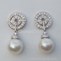 WHOLESALES S925 EARRING WITH PEARL