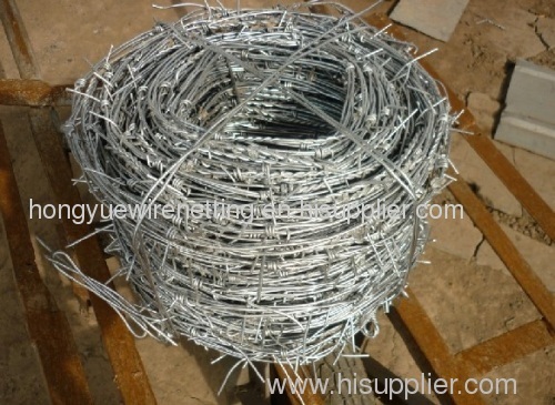 Galvanized Weight Barbed Wire