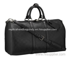 Hot sale Top Brand Bag, LV Damier Infini Keepall 45 With Shoulder Strap N41145