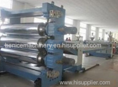 PE board extruding machine