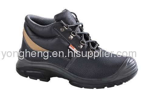 Leather Slip On Safety Shoes