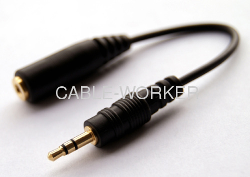 3.5mm Stereo Plug and Socket cable assemblies