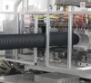 Corrugated pipe extruding line