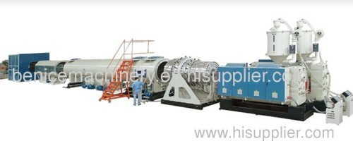 HDPE large diameter gas and water supply pipe production line
