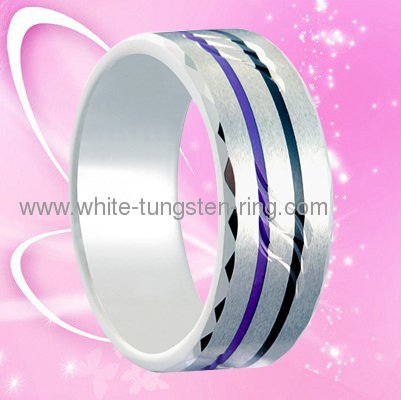 Fashion Jewelry Ring Tungsten Gold Ring Hot Sales for Men