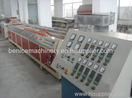 PVC profile estrusion line