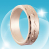 5MM Rose Gold Tungsten Ring Fashion Jewelry Rings