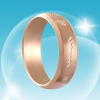 5MM Rose Gold Tungsten Ring Fashion Jewelry Rings for Wedding