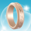 5MM Rose Gold Tungsten Ring Fashion Jewelry Rings Hot Sales
